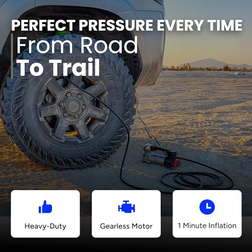 VIAIR EVC85P Digital 12V Tire Inflator with Auto Shut-Off & Twist-On Chuck