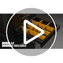 ToughBuilt StackTech 2-Drawer Locking Toolbox, 240 lb Capacity, Stackable (2-Drawer, No Wheels)