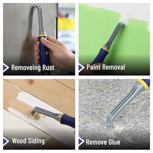 Bates- Carbide Scraper, 1-Inch, Three-Edged Tungsten Steel Blade, Paint Scraper Tool