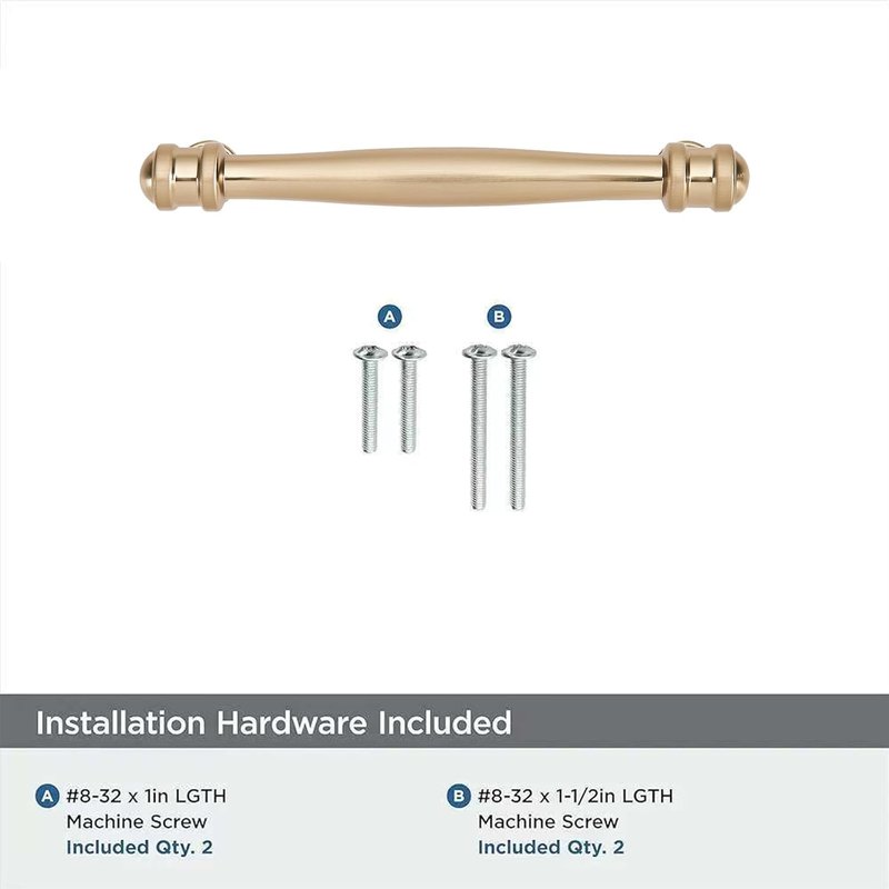 khtumeware 10 Pack 5inch(128mm) Hole Center Champagne Bronze Cabinet pulls Honey Bronze Solid Heavy-Duty Tradition Kitchen Cabinet Handle Cabinet Hardware for Dressing Table Bathroom Pull
