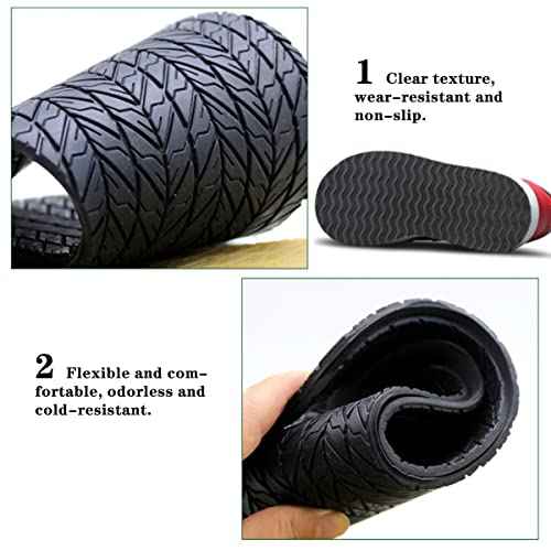 Anti-Slip Rubber Replacement Shoe Bottom Repair Material, Black, 12.8 x 5.11 inch