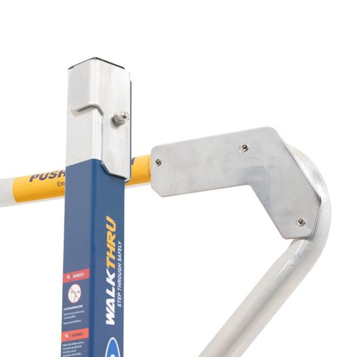 Industrial Products Werner X300000 Extension Ladder WalkThru with X300001 Aluminum Safety Gate Accessory