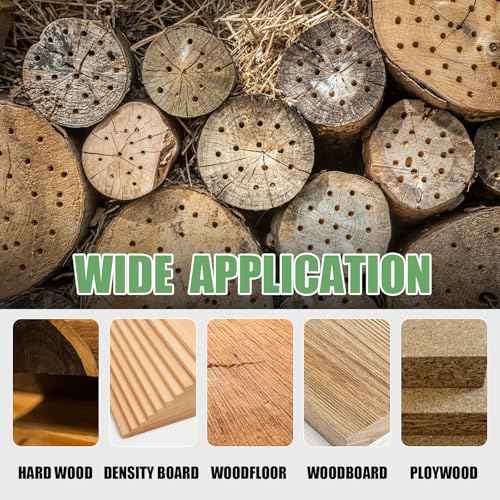 1/4 x 13.8 inch Auger Drill Bit for Wood,Hex Shank Ship Auger Bit for Soft Wood, Hard Wood, Plastic, Composite Materials and DIY Projects