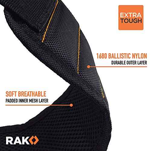 RAK Magnetic Wristband for Holding Screws, Nails, Drill Bits for Men - Premium Nylon with Lightweight Powerful Magnets, Magnetic Wristband for Tools, Gifts for Dad, Husband, Grandpa, Handyman