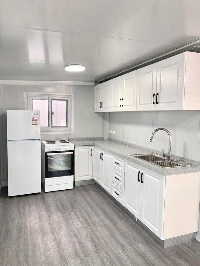 SAA Tiny Expandable Prefab Home - 1 Bath, 2 Rooms, 1 Kitchen - Foldable, Portable, Modular Guest House - 19 x 20 FT