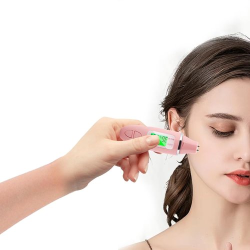 Facial Moisture Tester, Skin Hydration Tester Digital Skin Analyzer Hydration Monitor Water Oil Sensor Detector LCD Display Meter Face Care Device for Traveling Home Beauty Salon Gift Girls Women