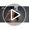 Silver Magichome 10-Mode Filtered Handheld Shower Head with Detachable Chrome Filter & Stainless Hose