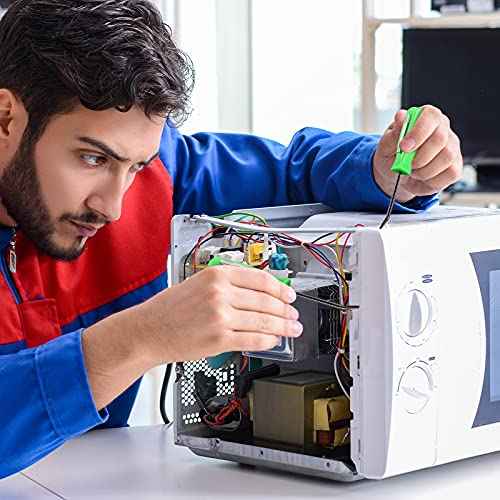 6 Pieces Mini Pocket Pry Bar Green Pocket Bar with Clip Set 4.5 Inch Length Mini Pry Tool for Home Office Car Repair Gadgets Mechanics Electricians Technicians (Green)