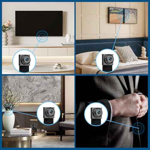 Indoor Surveillance Camera£¬WiFi Camera, HD 4K Camera DIY Module for Home¡¢Office Security - Black