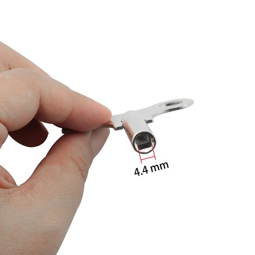 Ruiwaer Clock Winding Key Wood Clock Key Metal Clock Key Sturdy Clock Tool Winding Chain Repair Tool Clock Accessories, Silver