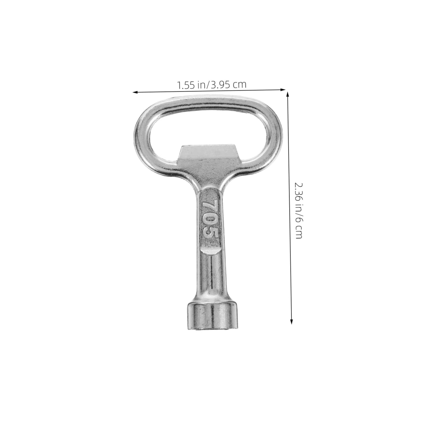 NUOBESTY 4Pcs Multi Purpose Faucet Wrench Tool Compact Metal Key for Water Valve Spigot and Bathroom Repairs Utility for and Installations