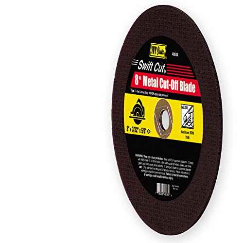 IVY Classic 40084 Swift Cut 8-Inch x 3/32-Inch x 5/8-Inch Diamond Knockout Arbor, Metal Cut-Off Blade for Circular Saws, 1-Piece