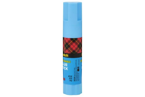 Removable Restickable Glue Stick, .49oz, Repositionable Stick (3-Pack)