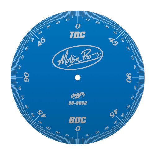 Motion Pro Anodized Blue Degree Wheel 6.75in for Ignition & Cam Timing