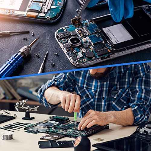 13 in 1 Glasses Screwdriver, Eyeglass Repair Kit with 10 Magnetic Screwdriver Tips, Multifunctional Eye Glass Repairing Kit for Eyeglass Sunglass Watch Phone Laptop Jewelry Electronic