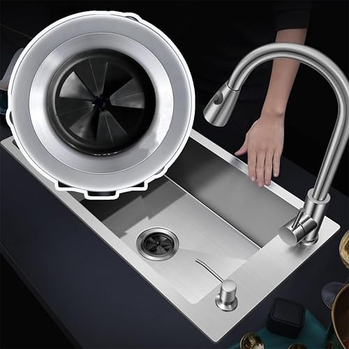 3 1/8" InSinkErator Sink Baffle Splash Guard, Removable Rubber Drain Plug for Evolution Series