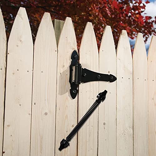 SANKINS 14-Inch Heavy Duty Adjustable Self-Closing Gate Spring - Outdoor Fence Hardware