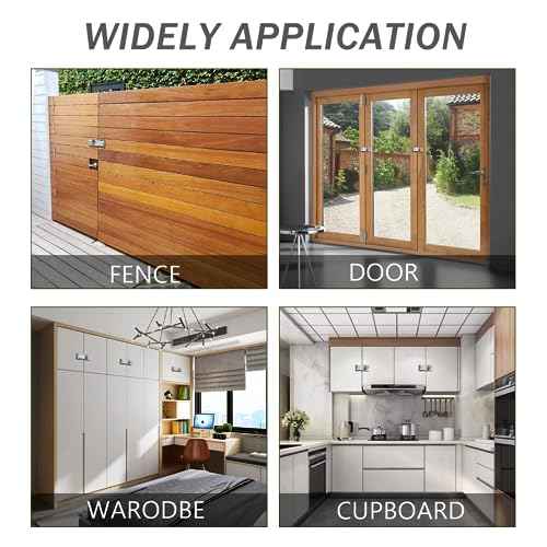 2Pcs Keyed Hasp Locks 2.5 Inch Twist Knob Keyed Locking Hasp, Metal Safety Hasp Latches Keyed Different for Small Doors, Cabinets (Sliver)