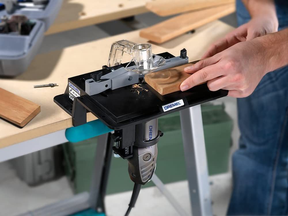 Dremel 231 Portable Rotary Tool Shaper and Router Table - Woodworking Attachment - Perfect for Sanding, Shaping, and Trimming Edges