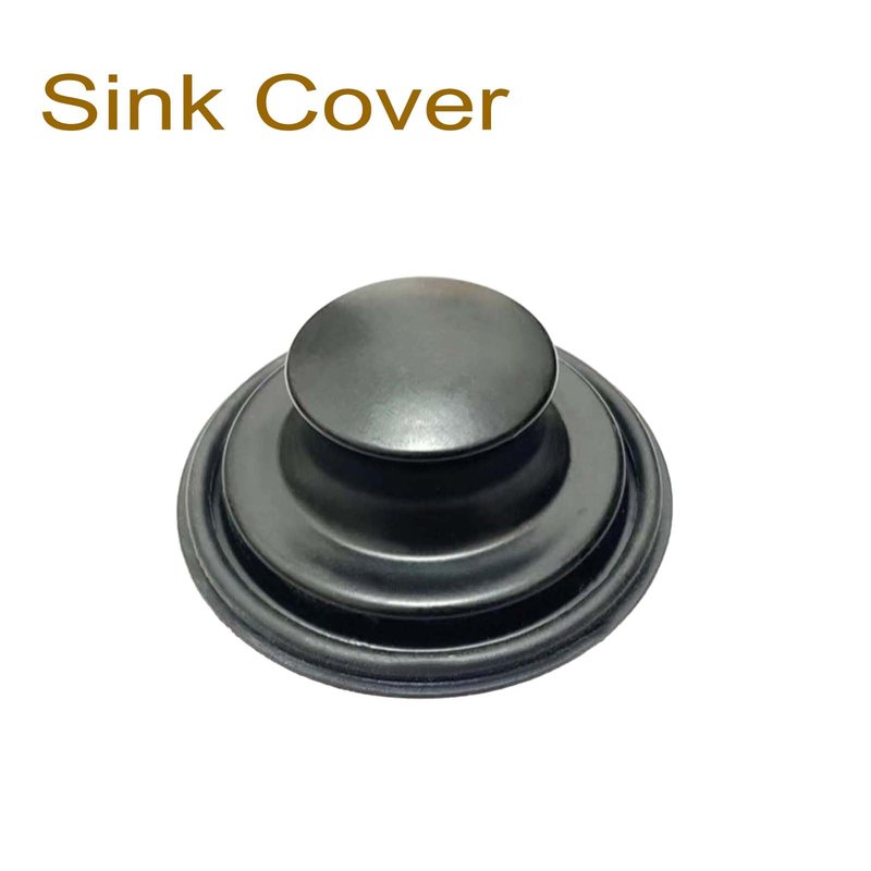 3.35 Inch Kitchen Sink Stopper for Garbage Disposal Stopper, Stainless Black Garbage Disposal Plug Fits Standard Kitchen Drain Size of 3 1/2 Inch, for Insinkerator, Kitchenaid, Kohler, Waste King