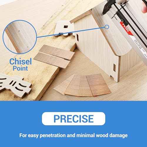 meite 23 Gauge Pin Nails, 1-3/8-Inch Micro Headless Pins for Pin Nailer - Galvanized Pins Nails for Nail Gun, Ideal for Fine Woodworking and Trim Work (10,000 Counts)