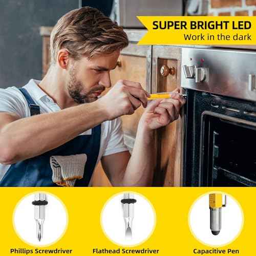 Stocking Stuffers,Gifts for Men from Daughter Son Wife, Multitool Pen 10 in 1 Multi Tool Gifts for Dad Men Grandpa Christmas Day Gifts from Son Husband's Gift Fathers Gift