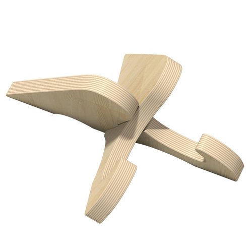 Colaxi Skateboard Stand Organizer DIY Easy Assembly Practical Wooden Stable Longboard Holder Floor Stand for Club Garage Store Home