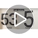 IVERRA 10 Inch Black House Numbers for Outdoors - Large Address Numbers, Model 2 - Modern Floating Design