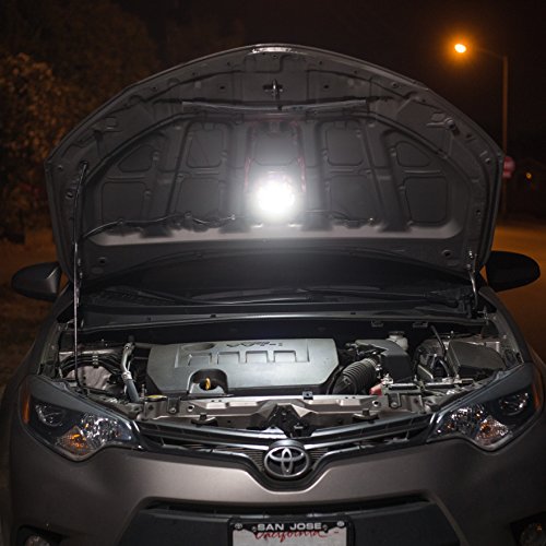 Wagan EL4340 FRED PRO Flashing Roadside Emergency Disc LED Flare 6 Flash Modes for Roadside Security, Warning Flashing with Magnet and Hook for Vehicles and Boats