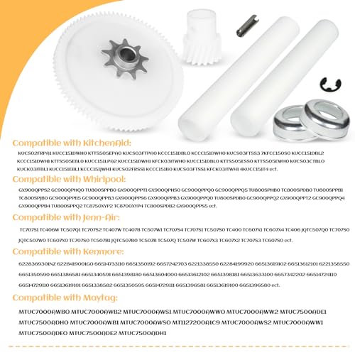 Drive Gear Kit 882699 for Whirlpool/Kenmore Trash Compactors