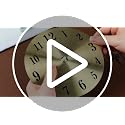 Silent Quartz Clock Movement Replacement for DIY Wall Clocks - Battery Powered, 0.5in Shaft