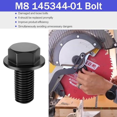 145344-01 Miter Saw Blade Bolt Replacement Dewalt Miter Saw Arbor Bolt DW708 DW703 DW704 DW705 DW706 DW712 DW715 DW716 DW718