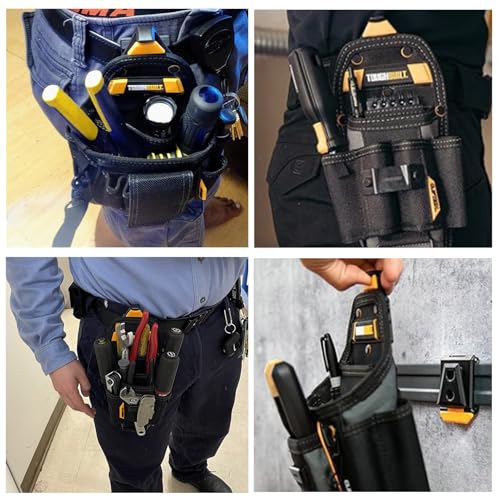 KZKOO TB-CTA-01150 Tool Belt Clip Fits for TOU-CT Models ClipTech Pouches -4 Pcs