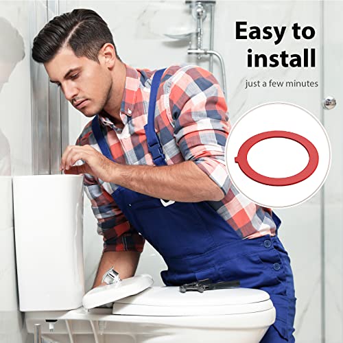 Red Silicone Flush Valve Seal for Kohler K-GP1059291 3 Pack - Easy Install Replacement Gasket
