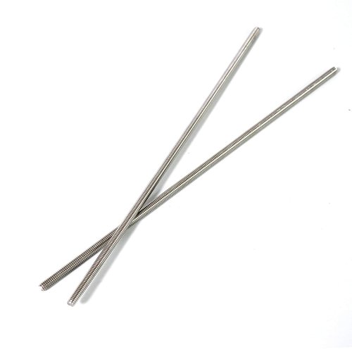 NIDAYE Stainless Steel Fully Threaded Rod, 1/4" -28 Thread Size, 12" Length, Right Hand Threads, 4 Pieces