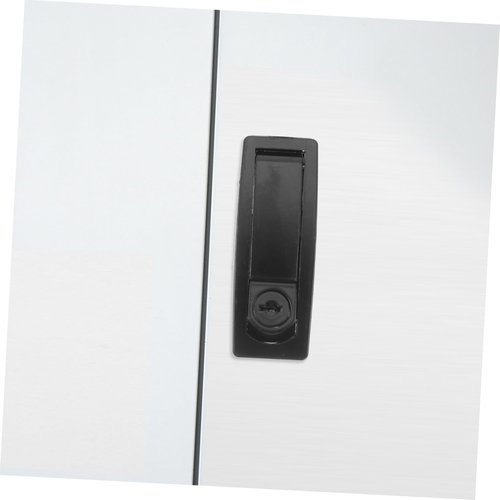 HOMSFOU 1set Electric Panel Door Lock Key Flat Bounce Design for Electrical Cabinet Distribution Box Machine Doors Effortless Exceptional Value