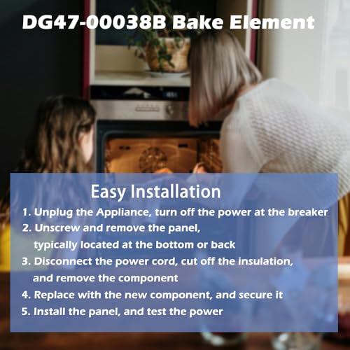 DG47-00038B Oven Bake Element for Samsung Range/Stove/Oven
