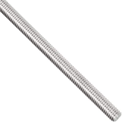 Quickun 304 Stainless Steel Fully Thread Rod, M16-2.0 Thread Pitch, 250mm Length, Right Hand Threads (Pack of 1)