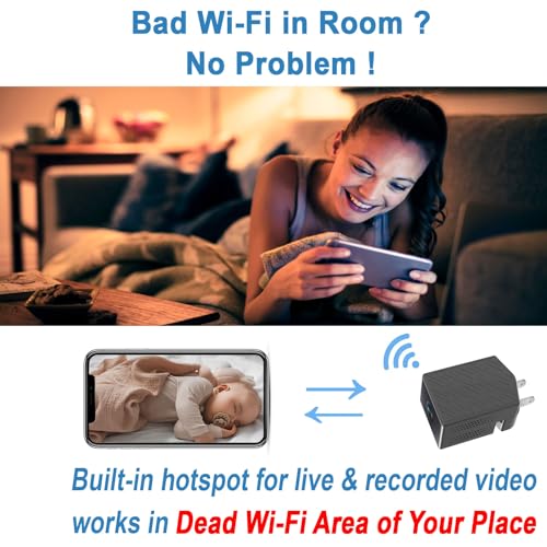 W-C7 2K Indoor Security Camera Wireless Wi-Fi with 64GB SD Card, Night Vision, Motion Detection, Cloud Storage, for Home, Office, Baby, Pet Monitoring & More