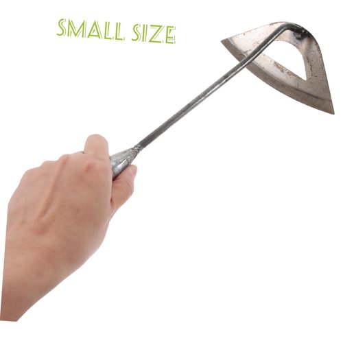 CIYODO Garden Hoe Hollow Weeding Tool for Gardening Full Manganese Tool Random Handle Style for Planting and Soil Loosening