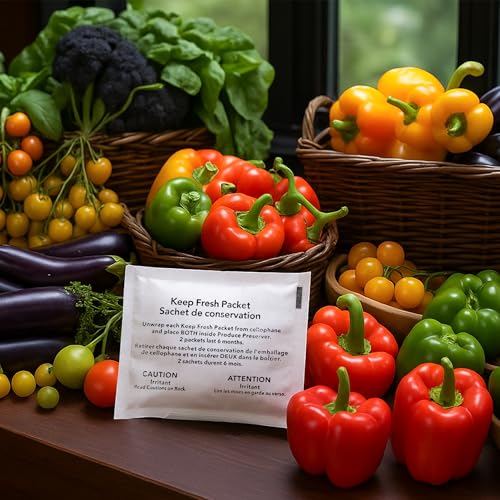 Refrigerator Produce Preserver W10346771A Pack of 6 (Includes 3 Replacement Sets)