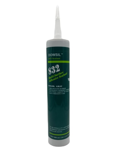 DOWSIL 832 Multi-Surface Adhesive Sealant Gray 10 oz