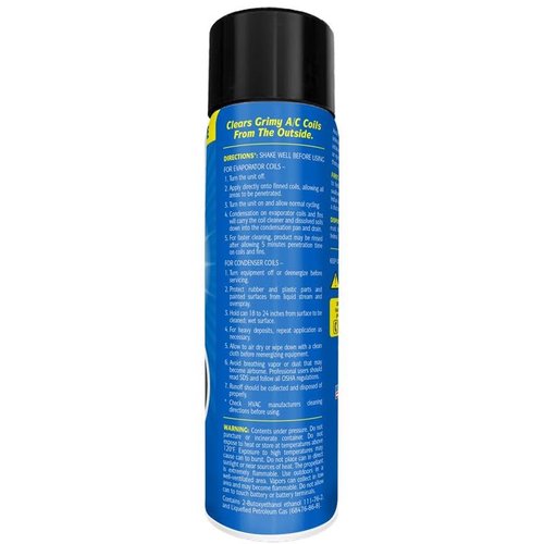 Instant Power Foaming Coil Cleaner 18oz HVAC and Air Conditioner Coil Cleaning Spray