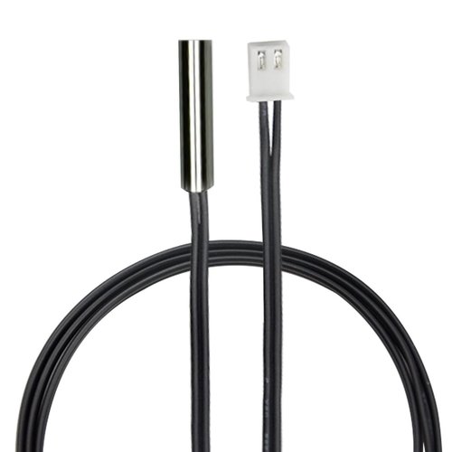 10K Temperature Sensor Probe, 3pcs 1 Meter Waterproof Temp Sensor Probe, Stainless Steel 3950 NTC Thermistor Sensor Probe, Digital Temp Transmitter Extension Cable