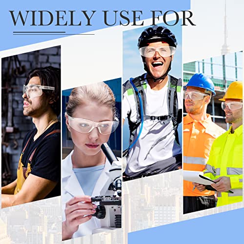 Queekay 30 Pairs Safety Glasses for Men Women Eyewear Protective Goggle Bulk Safety Glasses for Worker Laboratory Gardening