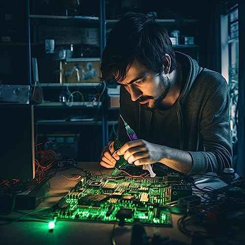 2-pack UV Solder Mask Ink, UV Curing Solder Mask Ink,UV Solder Mask Ink,UV Curing Green Solder Mask BGA PCB Solder Resist Ink with Arcing Prevention, Prevent Corrosive Arcing