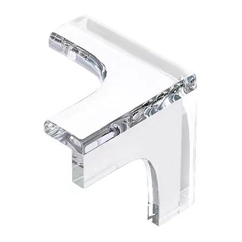 Furniture Corner Protectors, 4pcs Range Hood Corner Bumpers and Table Edge Protectors Silicone Anti-Collision Safety Guards for Furniture and Kitchen Use (Clear - B)