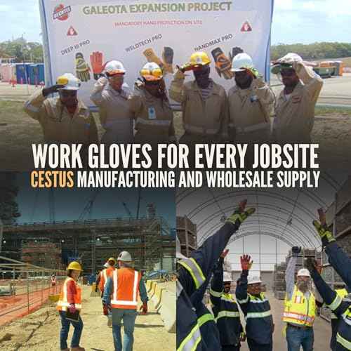 Cestus 5081, Winter Work Gloves for Men, Insulated and Waterproof for Cold Weather, ANSI A3 Cut Resistant Impact Gloves