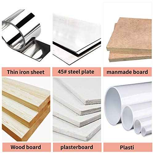 Hole Saw Drill Bit LAIWEI HSS Hole Cutter with Arbor for Wood,PVC Board and Plasterboard(3-5/32"(80mm Hole Saw))