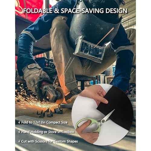 JUIN Carbon Felt Welding Blanket: 2 Pack 20 x 36 Inches Flame Retardant Fabric Stove Wick Fire Blankets 5 MM Thickened Resistant Fireproof Pad Heat Heat Shield for Fire Pit Smoker Soldering Grill